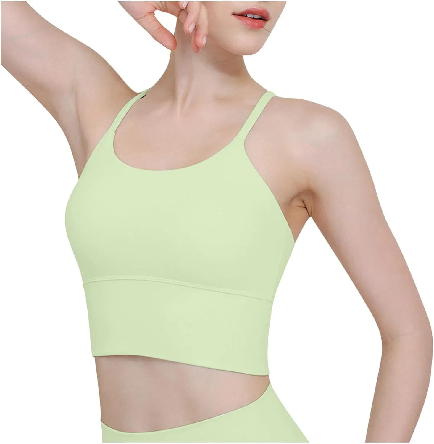 Спортивный бюстгальтер Push Up Generic A02_green