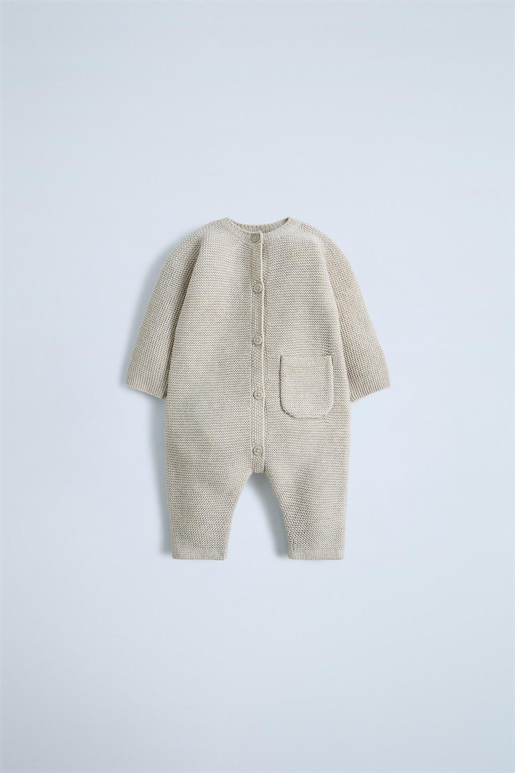 

Комбинезон с кабельной вязкой ZARA, цвет Sand/Marl