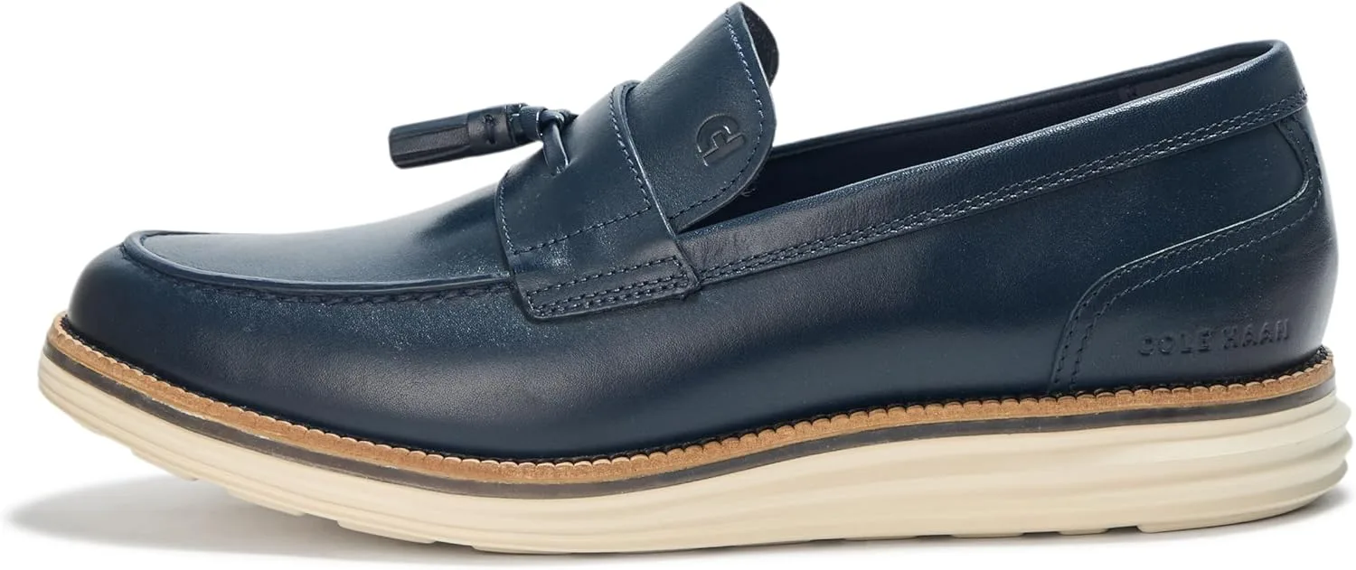 Мужские лоферы Cole Haan Original Grand Meridian, синий/темно-синий/слоновая кость — фото 2