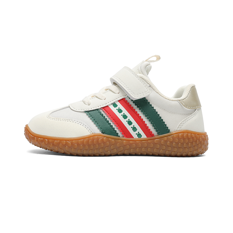 

Детские кроссовки для бега BOBDOG, бежевый/красный/зеленый