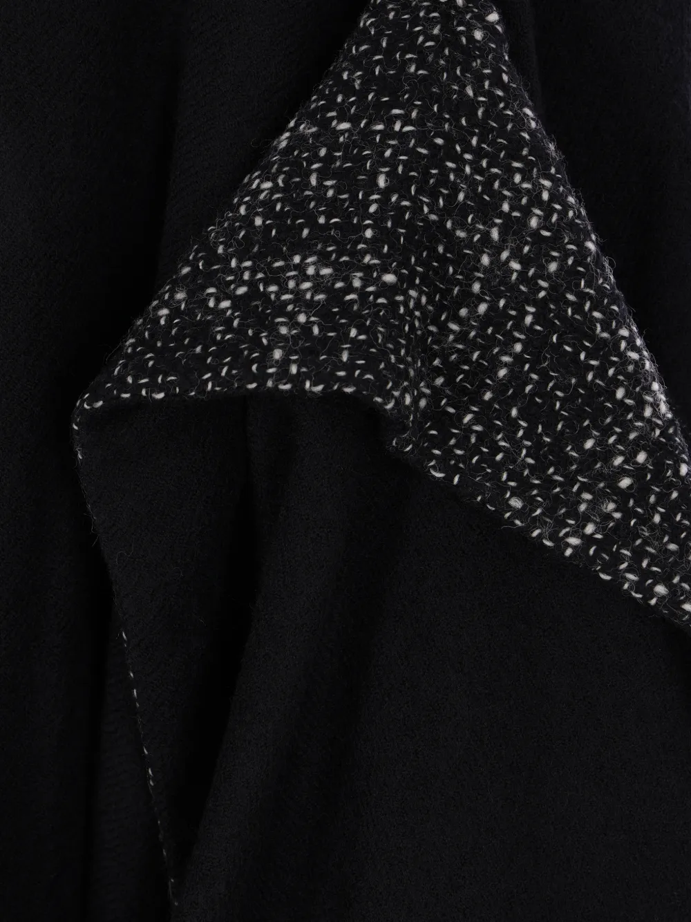 Юбка с оборками и вставками Yohji Yamamoto, черный — фото 3