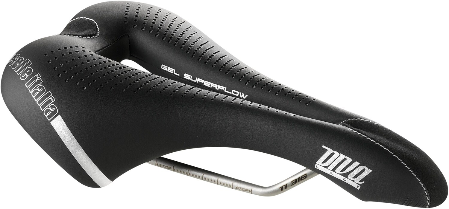 

Седло Diva Gel SuperFlow — женское Selle Italia, черный