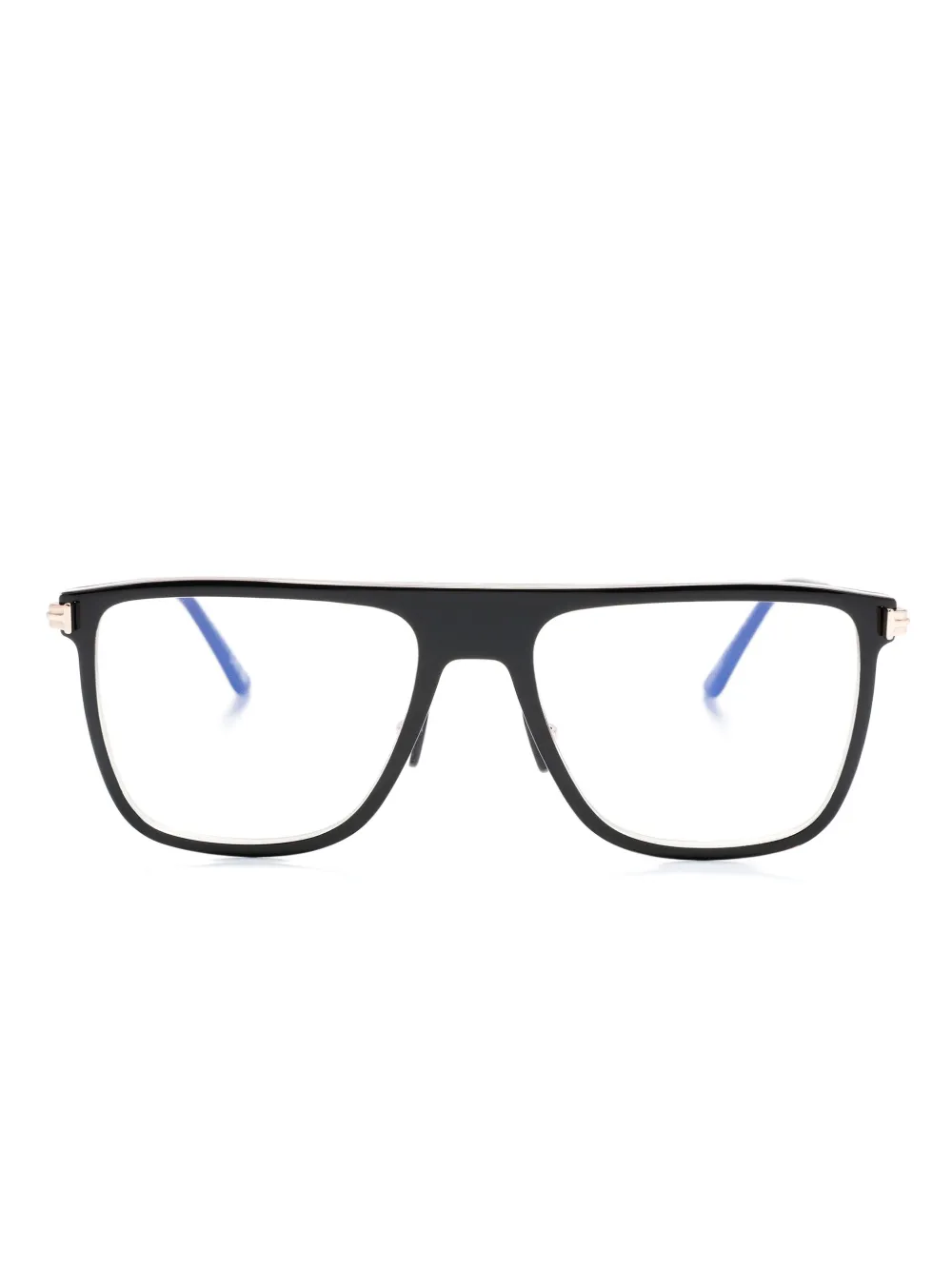 

Очки в квадратной оправе TOM FORD Eyewear, черный