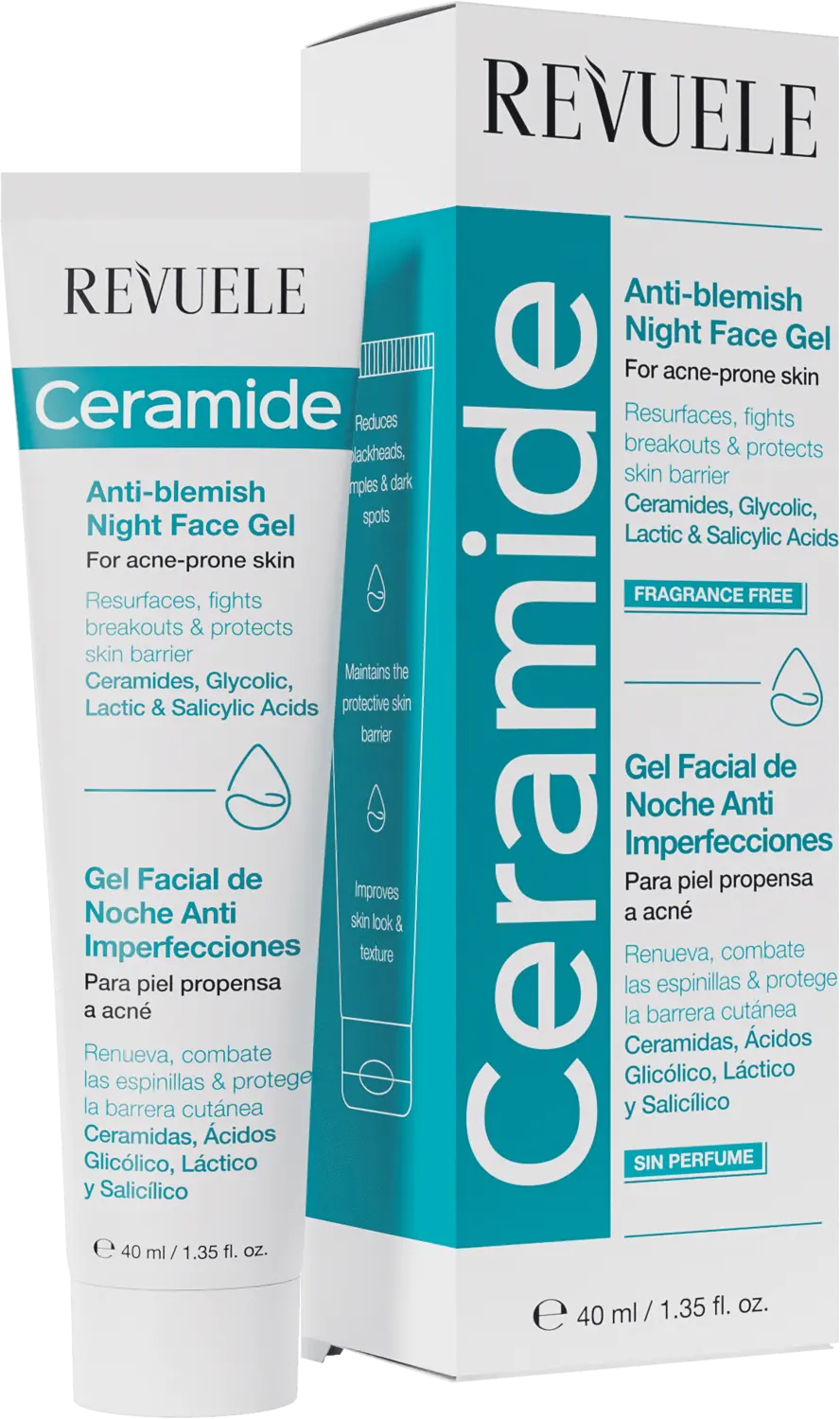 

Ночной гель для лица Revuele Ceramide, 40 мл