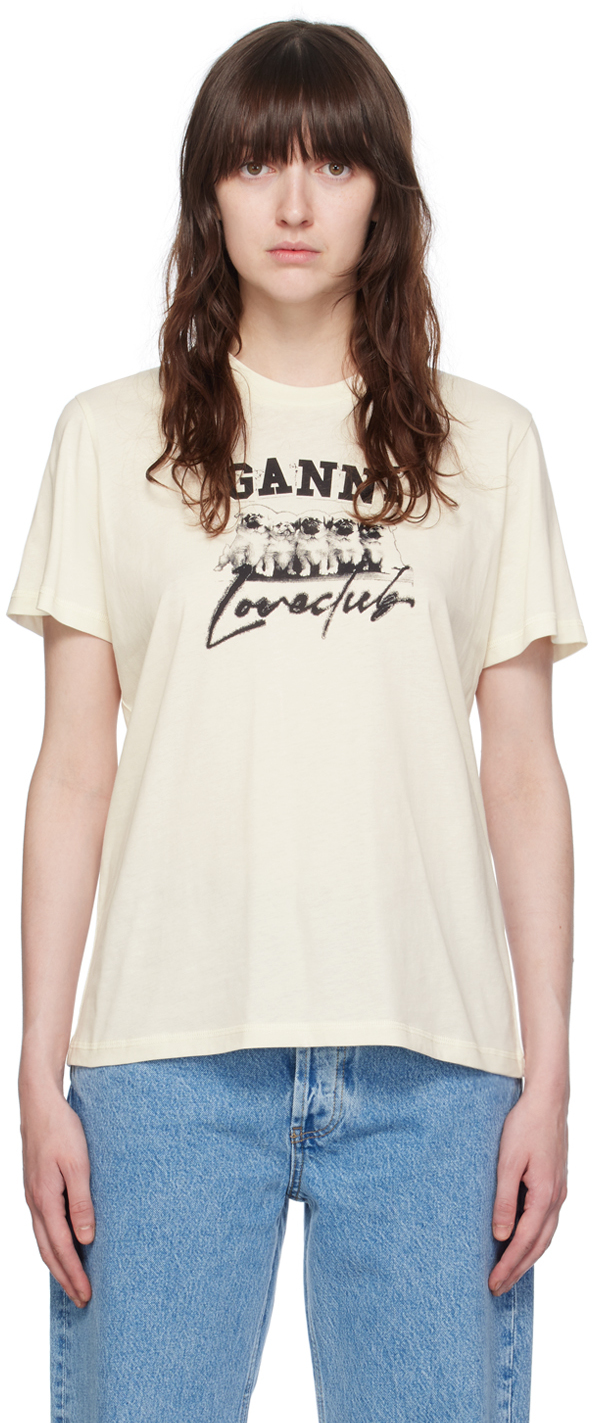 

Футболка с принтом Off-White GANNI