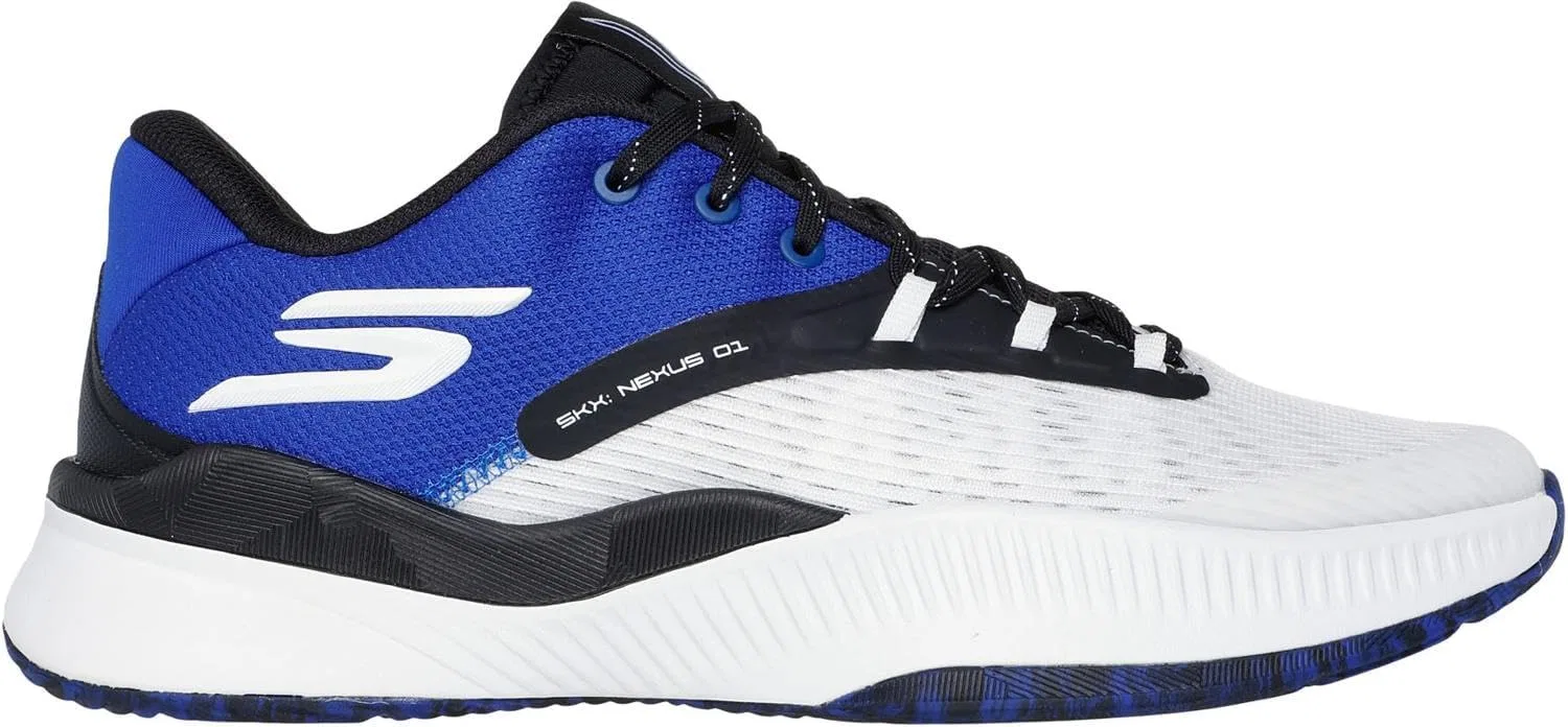 Мужские баскетбольные кроссовки Skechers Skx Nexus, White Blue — фото 4