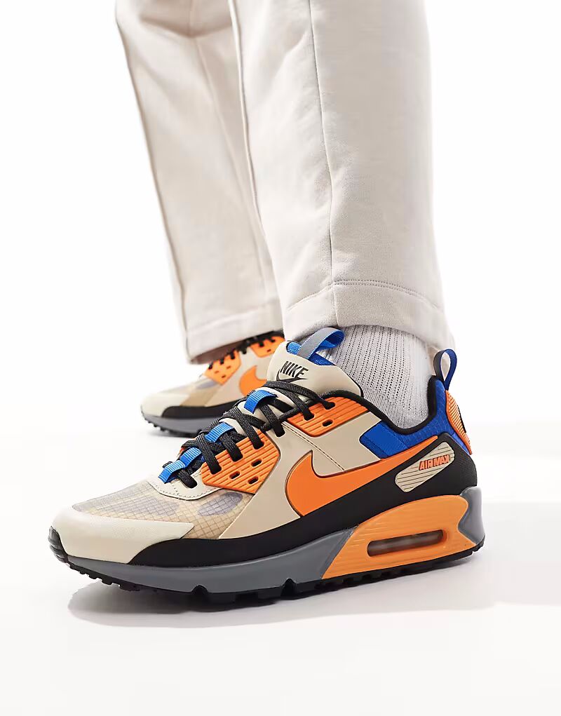 

Кроссовки Air Max 90 Drift оранжевого и синего цветов Nike