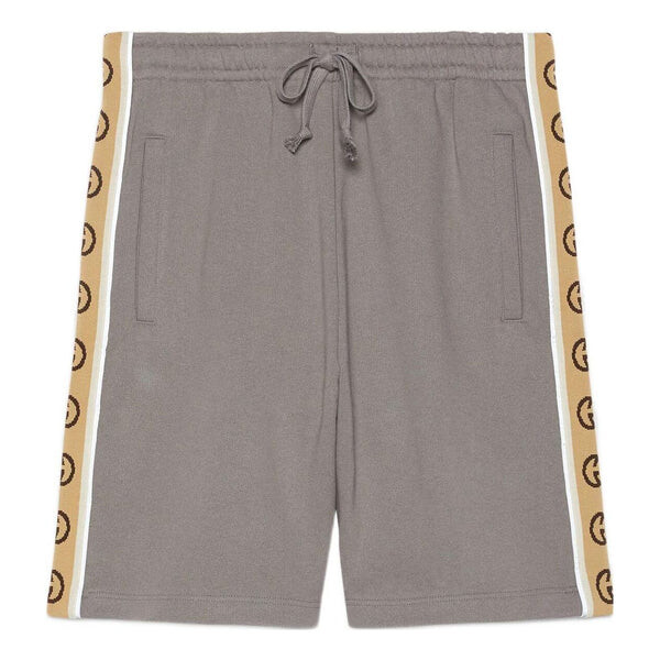 

Шорты cotton jersey shorts 'grey' Gucci, серый