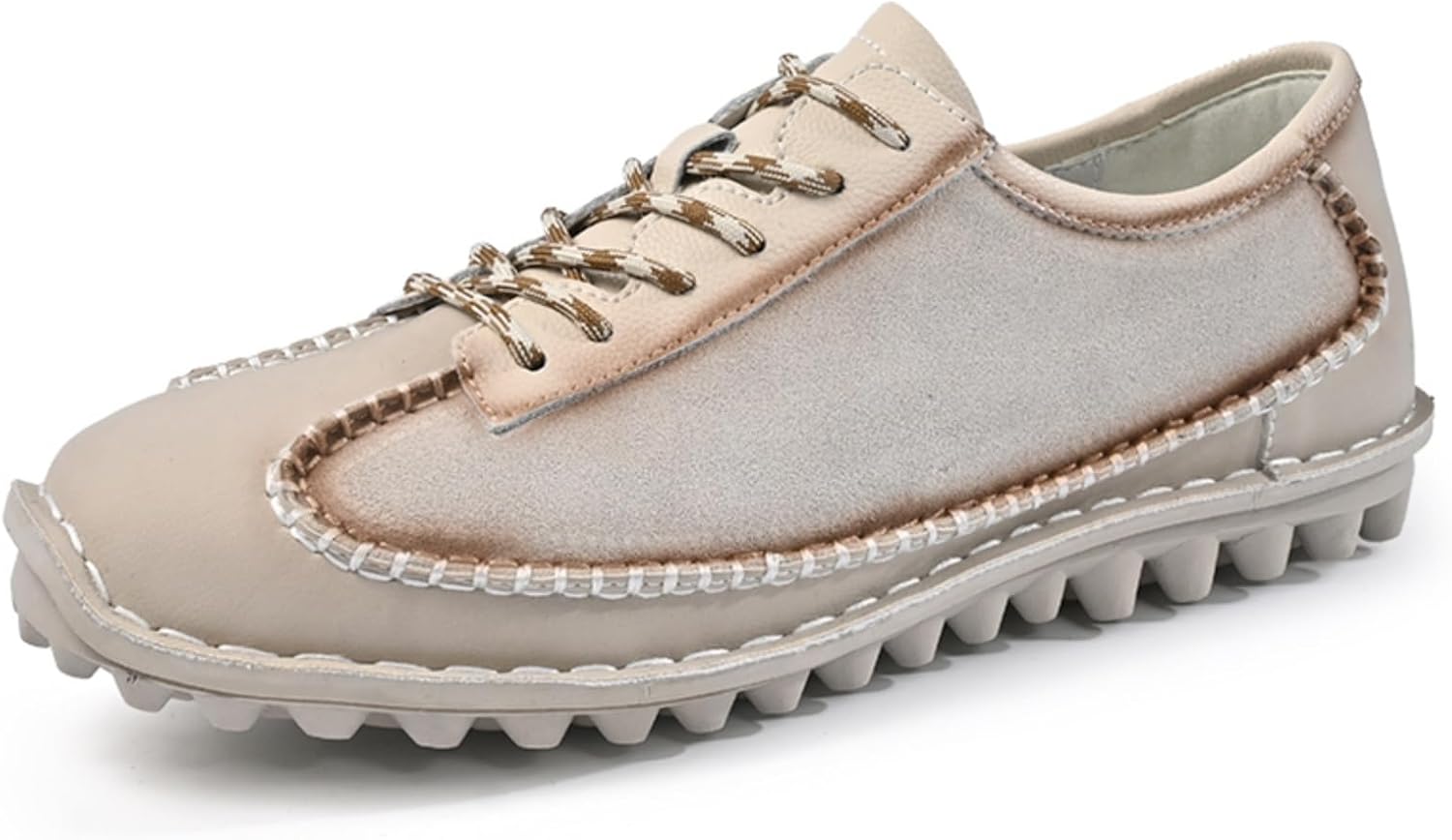 

Мужские модные лоферы - уличная обувь для прогулок и вождения, удобные повседневные кроссовки с шнуровкой для различных случаев Khwfjas, Sand Color