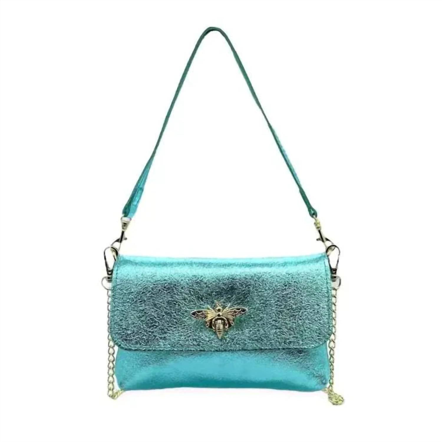 

Женская сумка Busy Bee бирюзового цвета Chenson & Gorett, бирюзовый