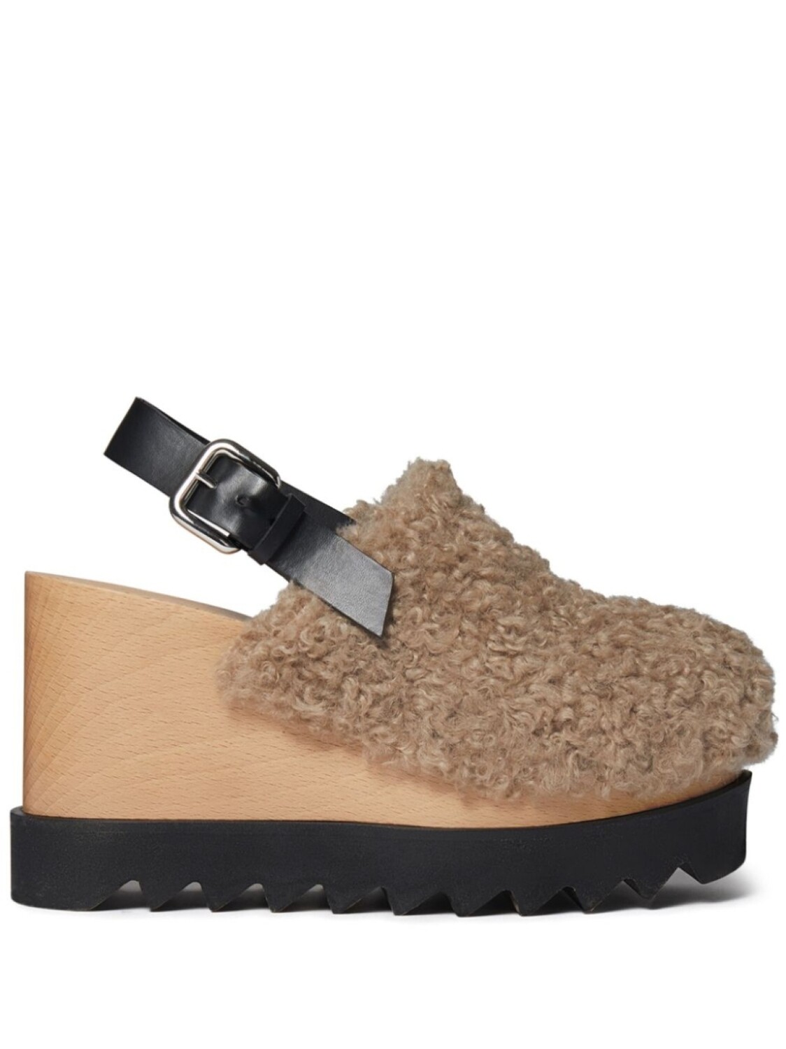 

Stella McCartney клоги Elyse 105 на танкетке, коричневый