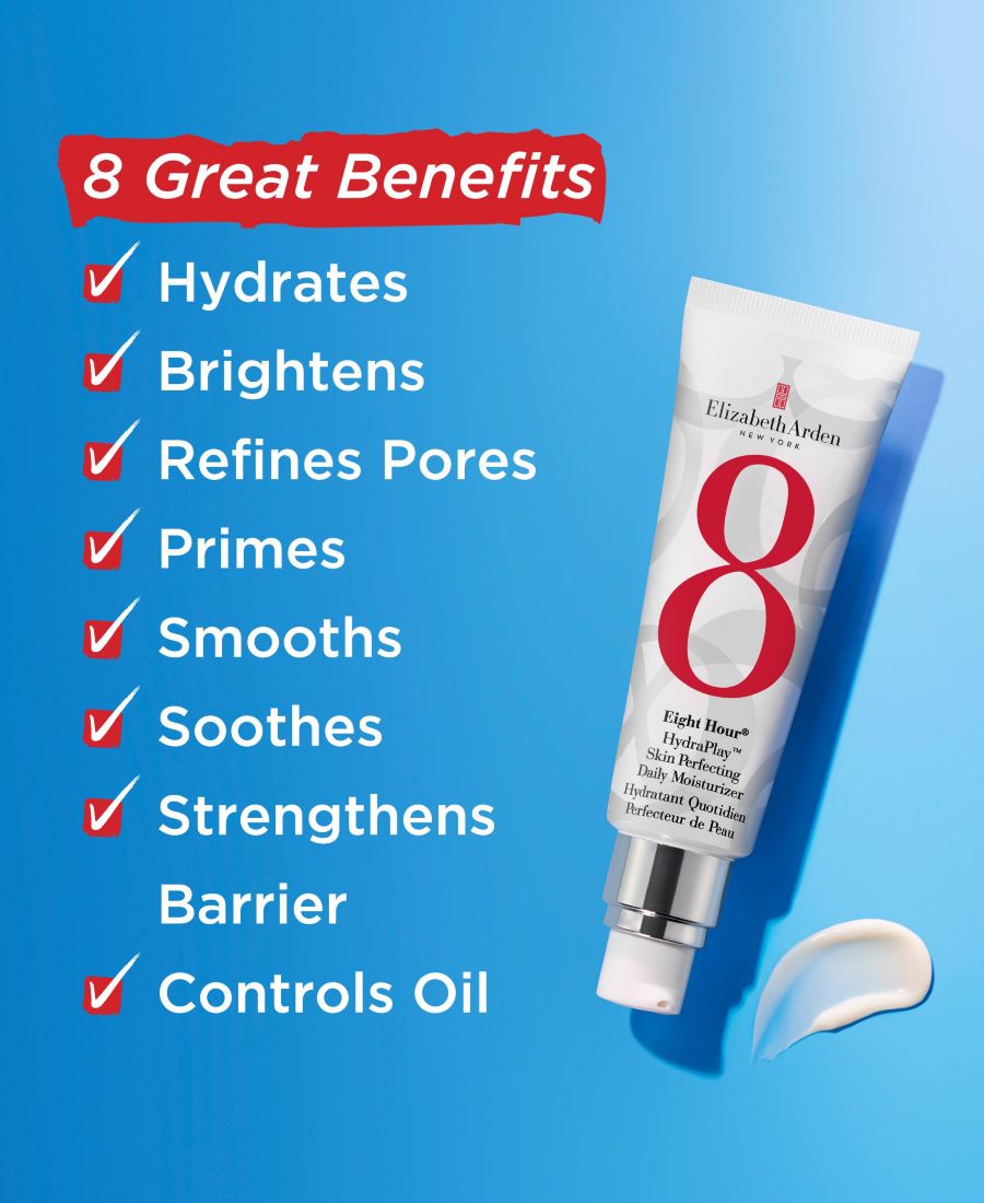 Крем для лица Elizabeth Arden — Увлажняющий Eight Hour HydraPlay Skin Perfecting Daily Moisturizer — фото 3