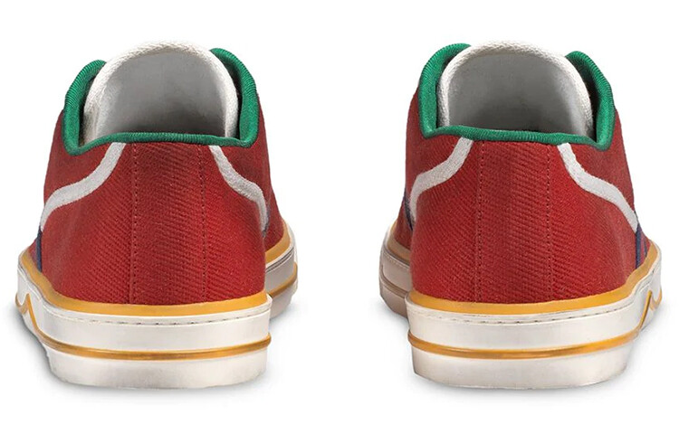 Кроссовки женские Gucci Tennis 1977, красный — фото 4