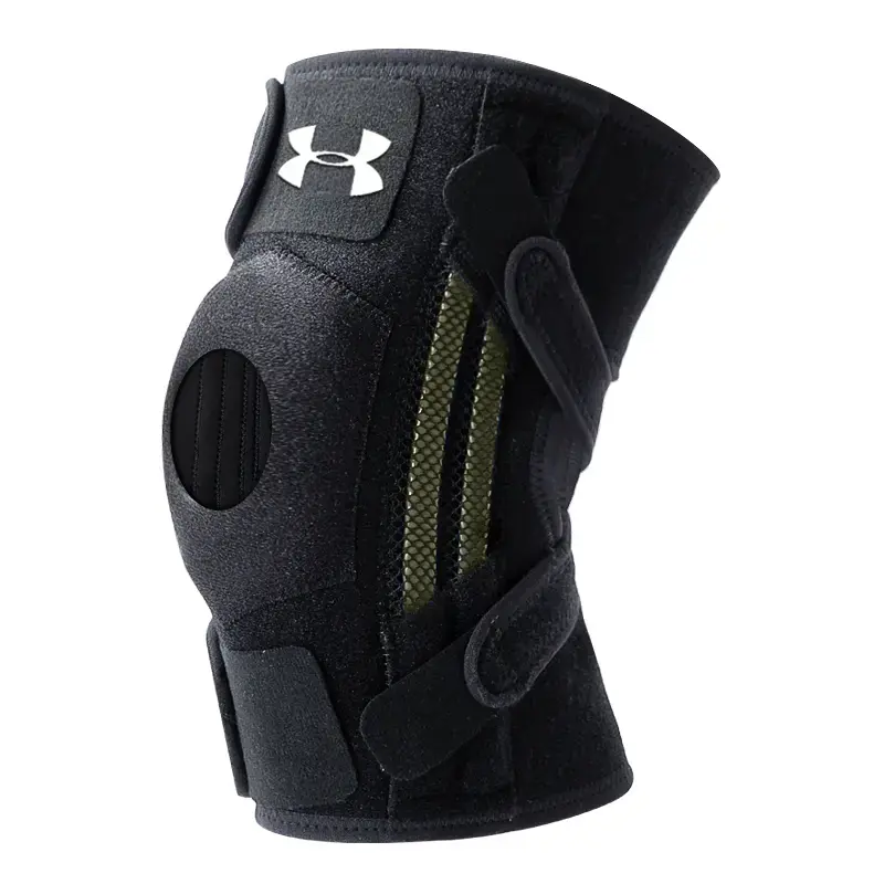 

Наколенник 4-х пружинный для бега, альпинизма, велоспорта, футбола, бадминтона, баскетбола унисекс Under Armour, черный