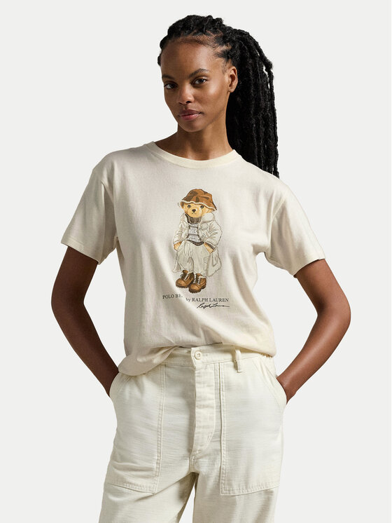 

Футболка обычного кроя 211947961001 Polo Ralph Lauren, экрю