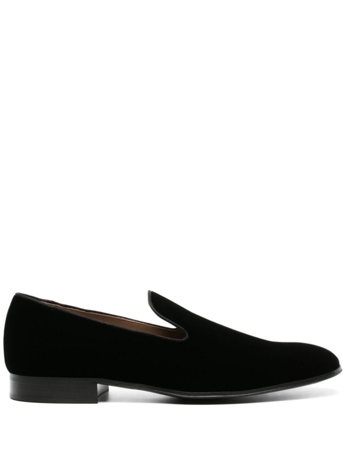 

Gianvito Rossi бархатные лоферы Jean, черный