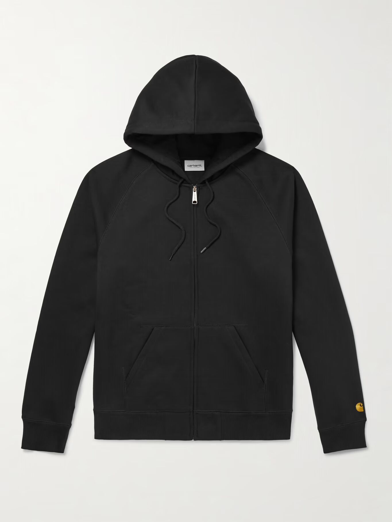 

Толстовка Chase из хлопковой смеси с капюшоном и застежкой-молнией CARHARTT WIP, черный