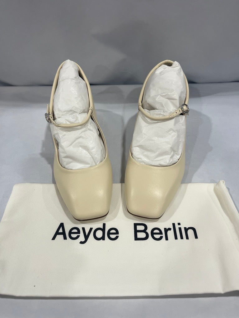 Женские мюли Aeyde Aline с квадратным носком, белый