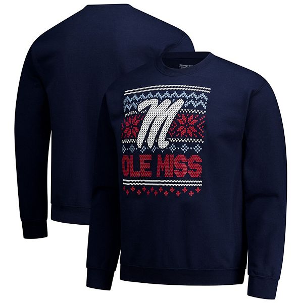 

Мужской свитшот navy ole miss rebels holiday fleece Image One, Синий, Мужской свитшот navy ole miss rebels holiday fleece Image One