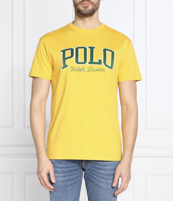 

Футболка классический крой Polo Ralph Lauren, желтый