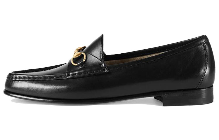 1953 Лоферы Horsebit, черная кожа Gucci