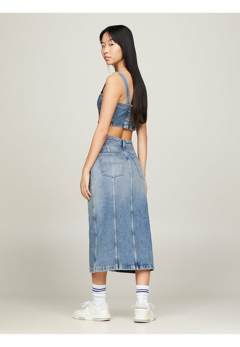 

Юбка из денима CLAIRE HGH MIDI SKIR Tommy Jeans, синий