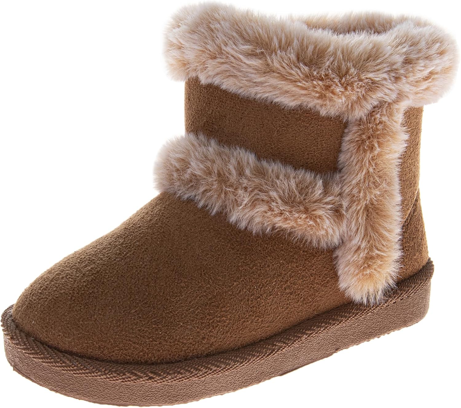 

Сапожки Avalanche для мальчиков и девочек, плюшевые, для детей, теплые зимние ботинки, размер 3-4 для младенцев / 5-10 для малышей / 11-12 для детей, Chestnut