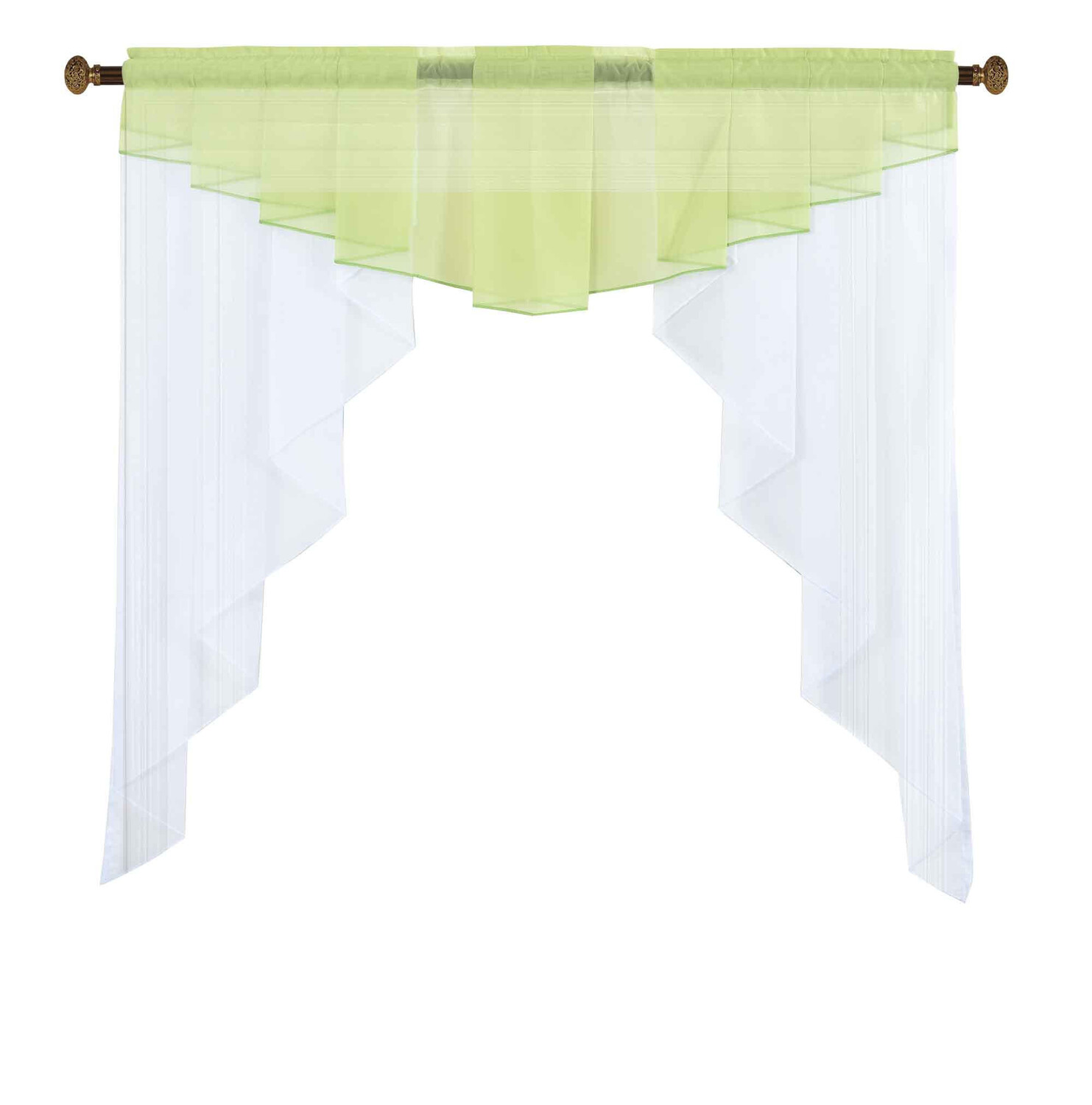 

Шторы disc curtain meissen яблочно-зелёный Gardinenbox, зеленый