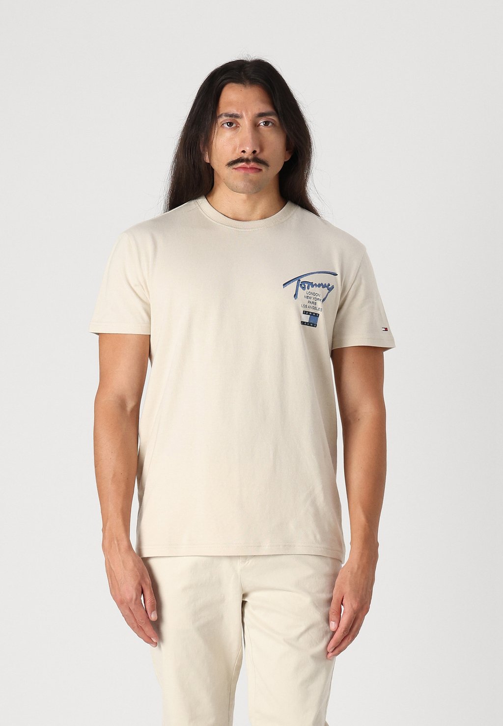 

Футболка с принтом CITY TEE Tommy Jeans, бежевый