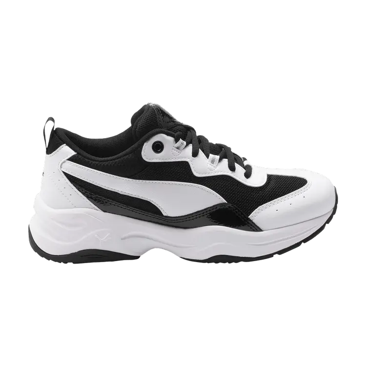 

Кроссовки Puma Wmns Cilia Patent SL White Black Silver, черный