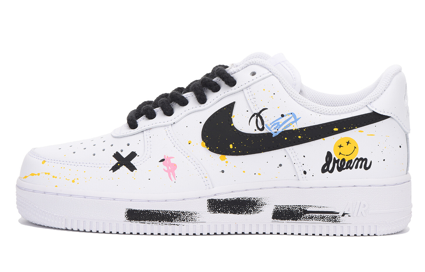 

Кроссовки Nike Air Force 1 Skateboard Shoes Women's Low-Top Black