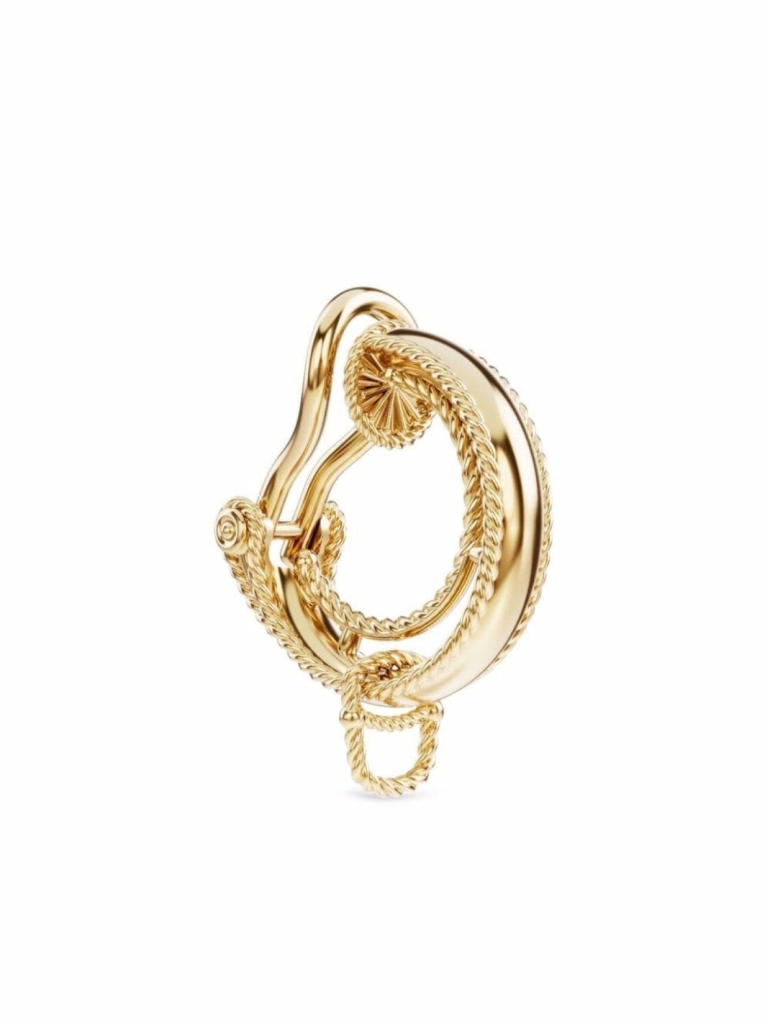 

Серьга-кольцо Alphabet из желтого золота Dolce & Gabbana, золотой