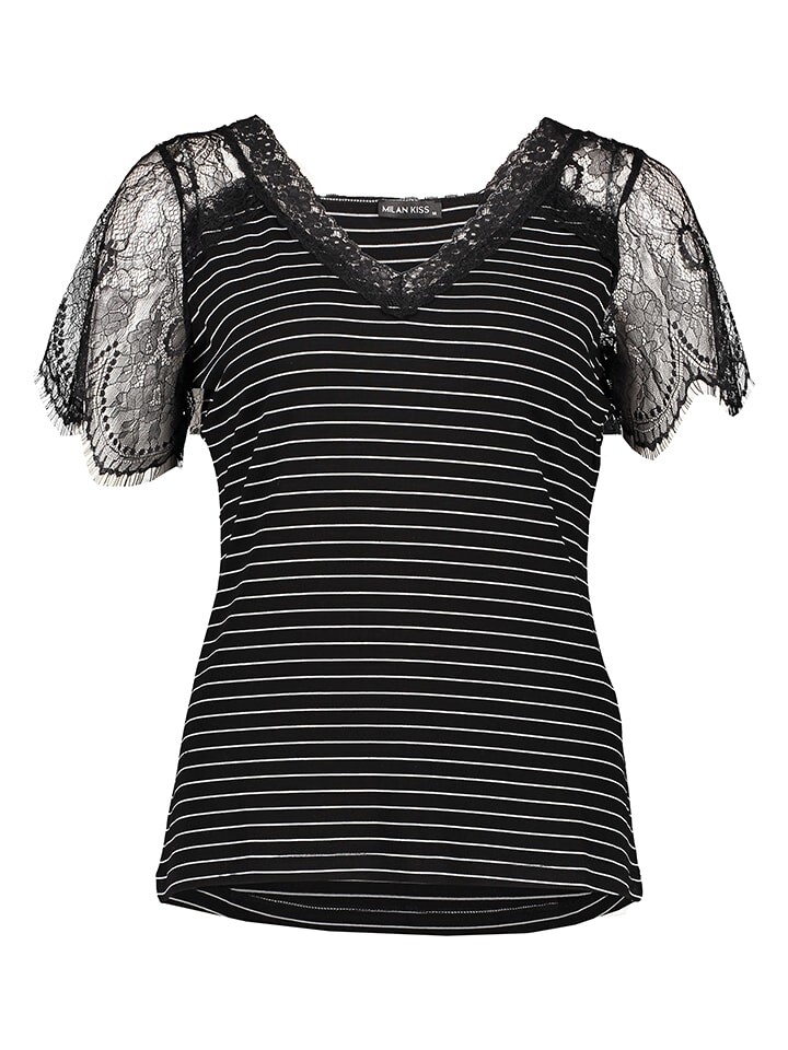 

Футболка Milan Kiss Shirt, черный/белый