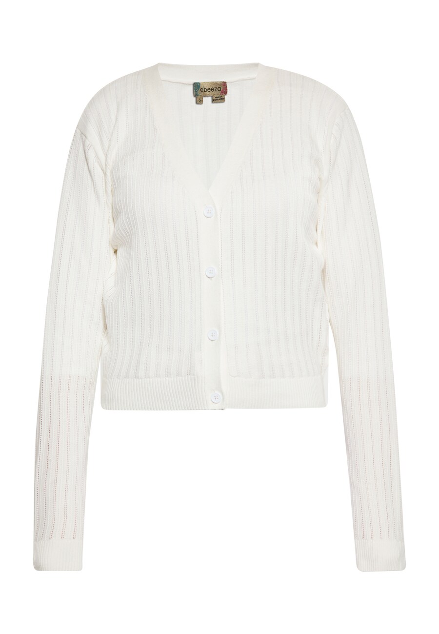 

Вязаный кардиган ebeeza Knit Cardigan, белый