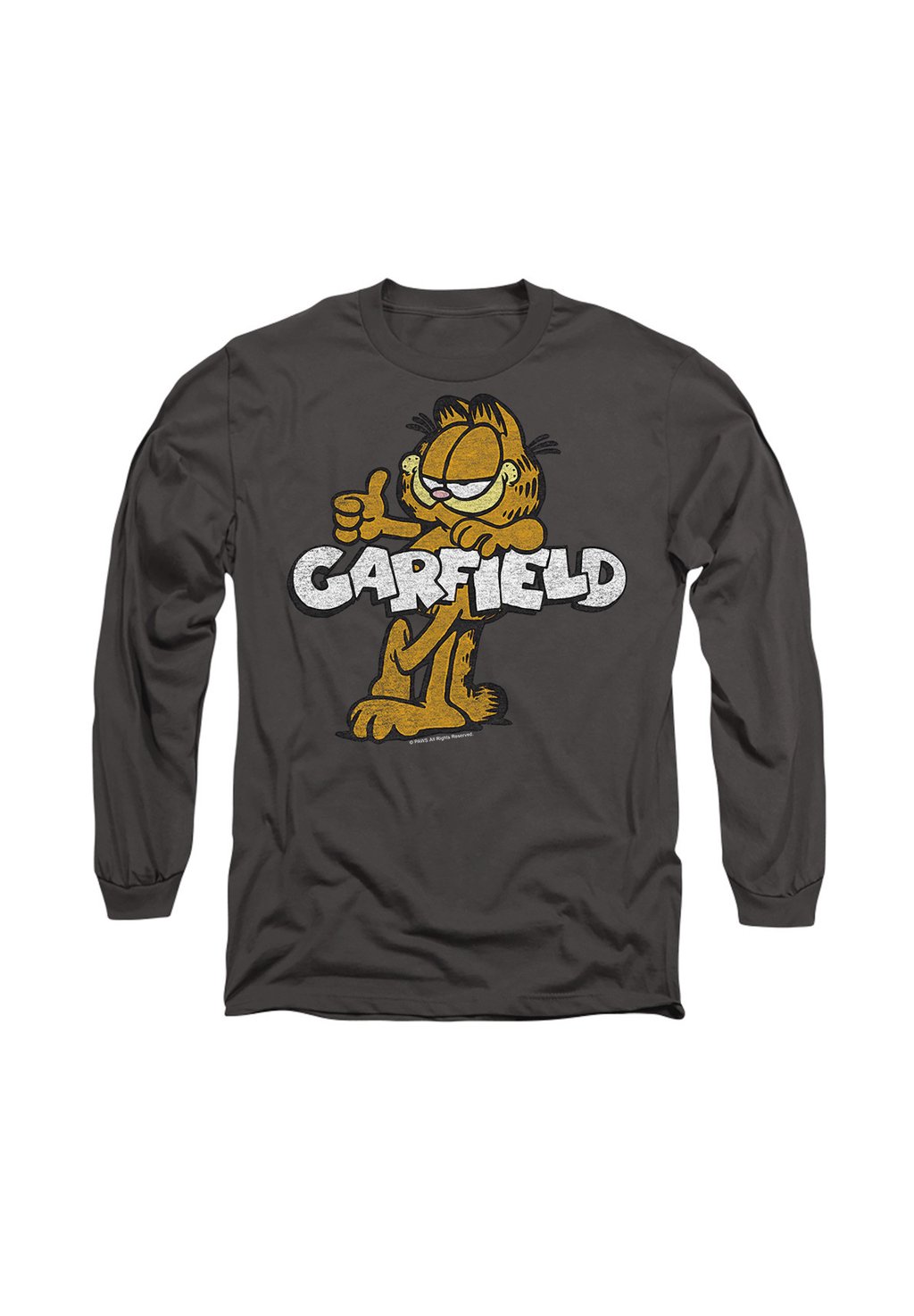 

Топ с длинными рукавами GARFIELD RETRO GARF Cotton Soul, антрацит