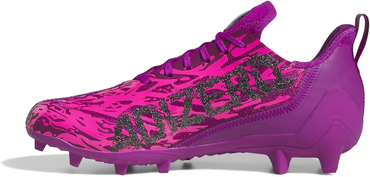 Футбольные бутсы Adidas Adizero для мужчин, фуксия/черный/розовый — фото 2