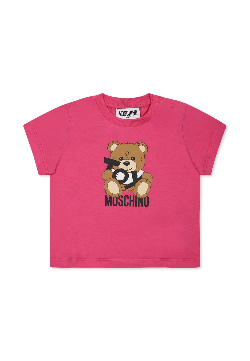 

Футболка с принтом A MANICA CORTA MOSCHINO, фуксия