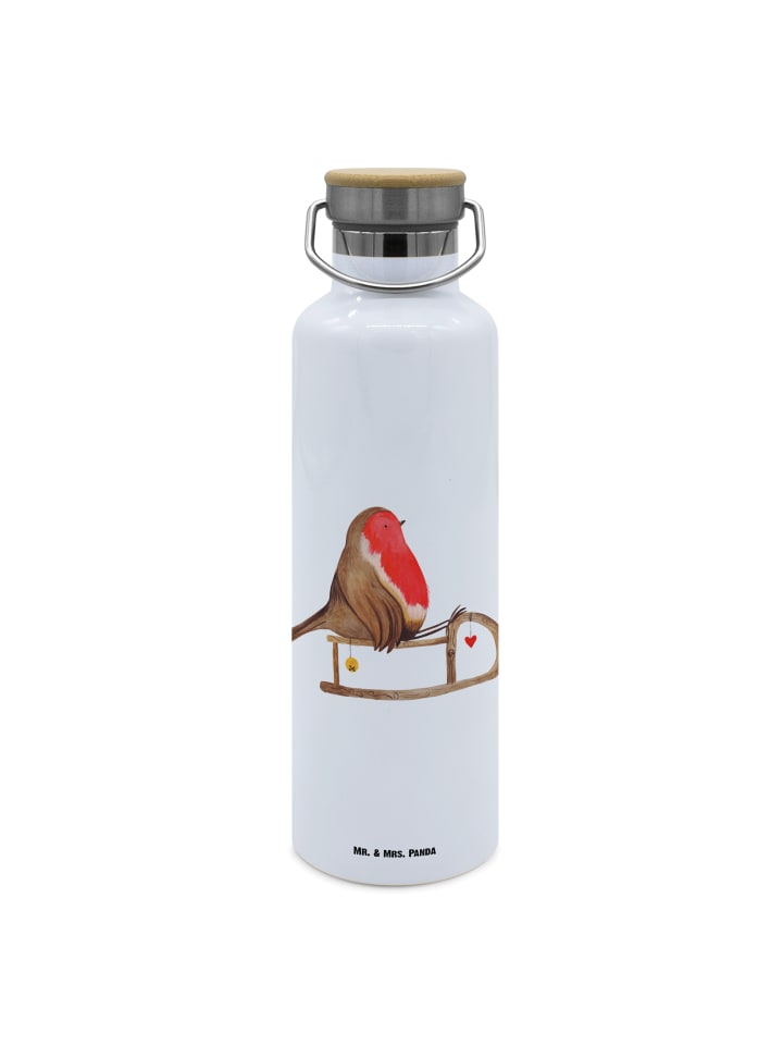 

Mr. & Mrs. Panda Сани Робина, бутылка для питья без надписи, белого цвета