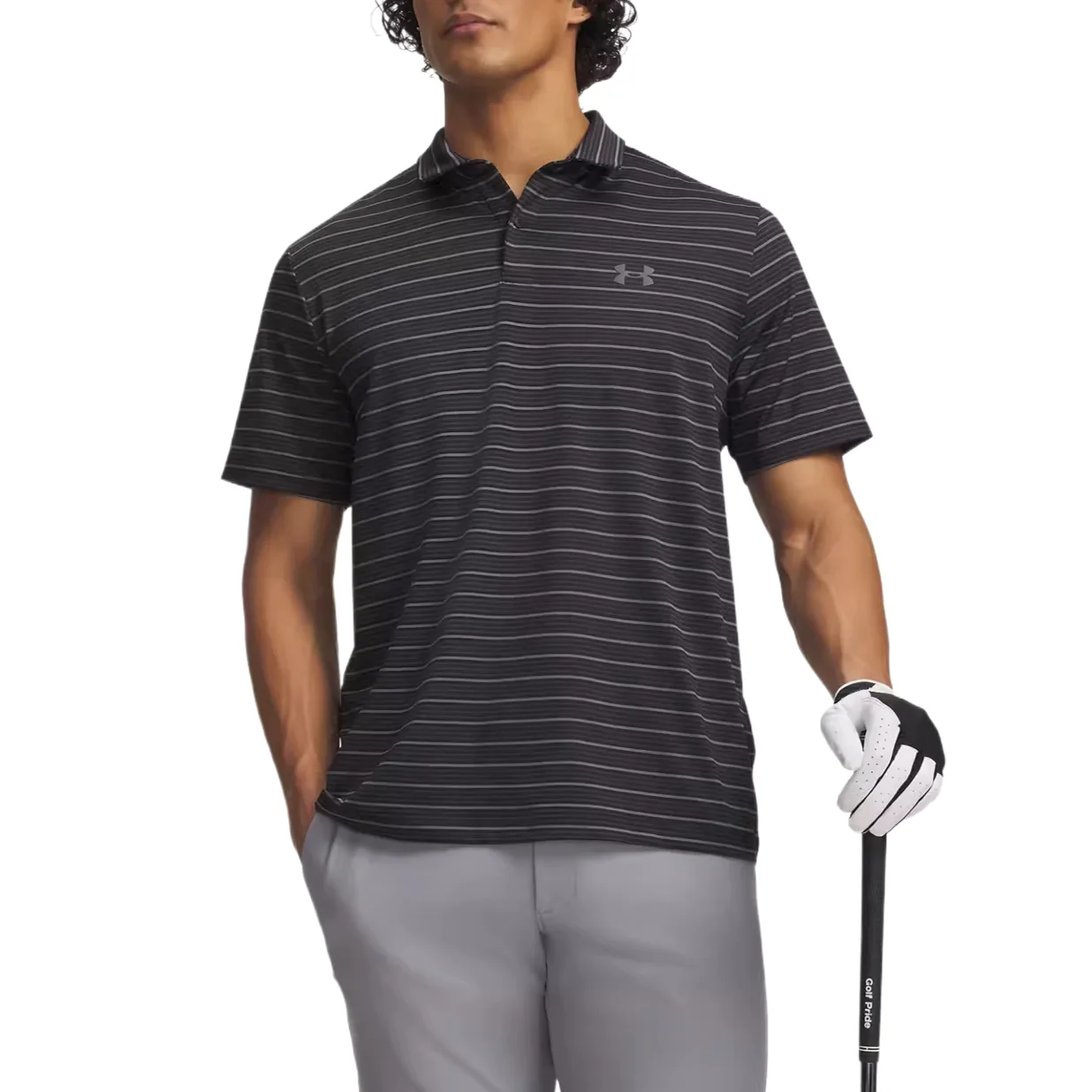 Мужская одежда для гольфа Matchplay SS26 Under Armour, черный 001