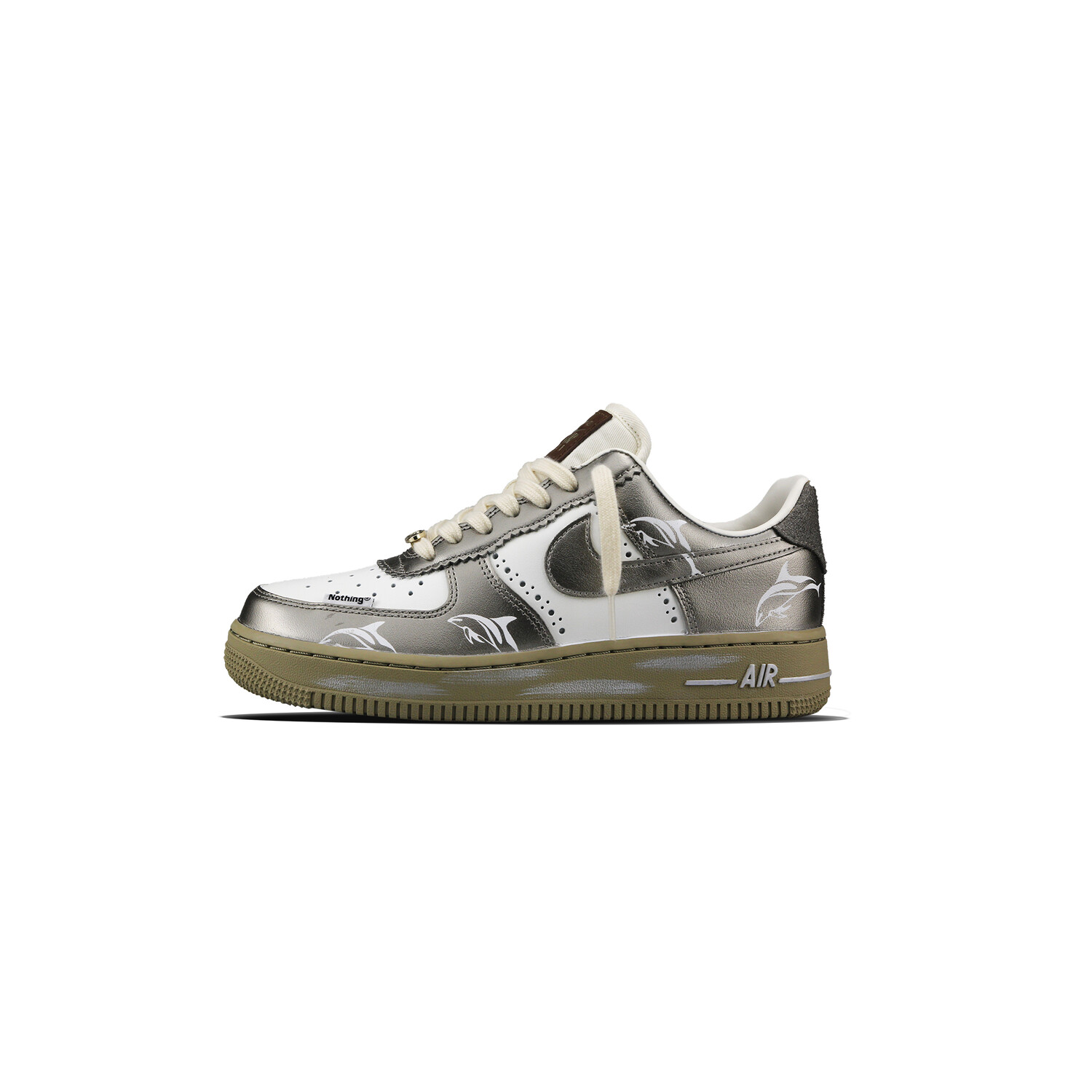 

Кроссовки Nike Air Force 1 Skateboarding Shoes Women's Low-top Rose Gold, золотой, Желтый, Кроссовки Nike Air Force 1 Skateboarding Shoes Women's Low-top Rose Gold, золотой