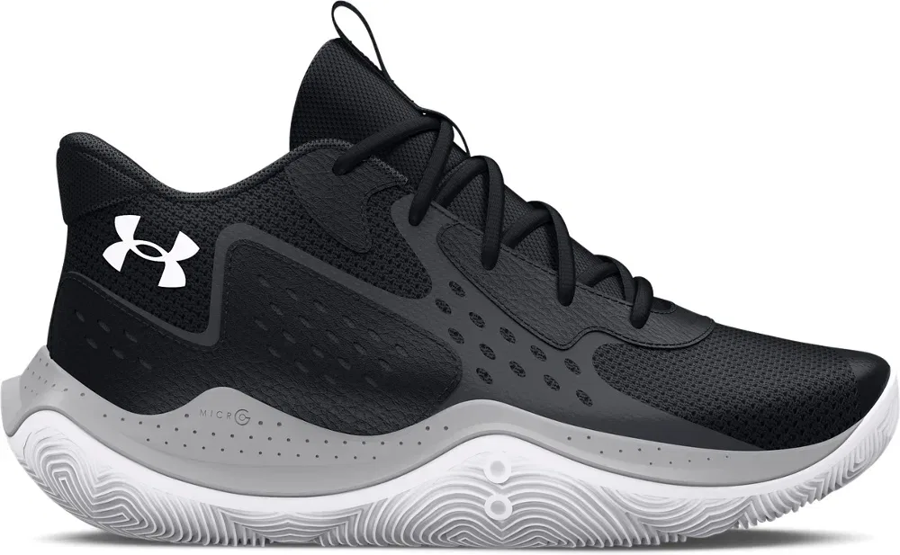 Кроссовки баскетбольные UA Gs Jet 23 Under Armour, черный — фото 2