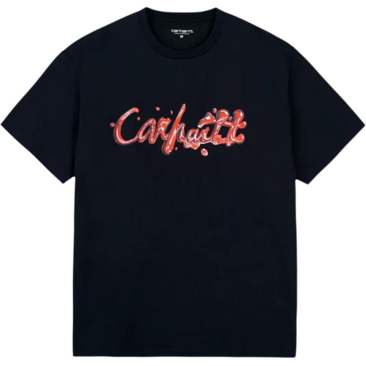 

Carhartt WIP Футболка FW25 S/S EMERSON черная мужская, Черный, Carhartt WIP Футболка FW25 S/S EMERSON черная мужская