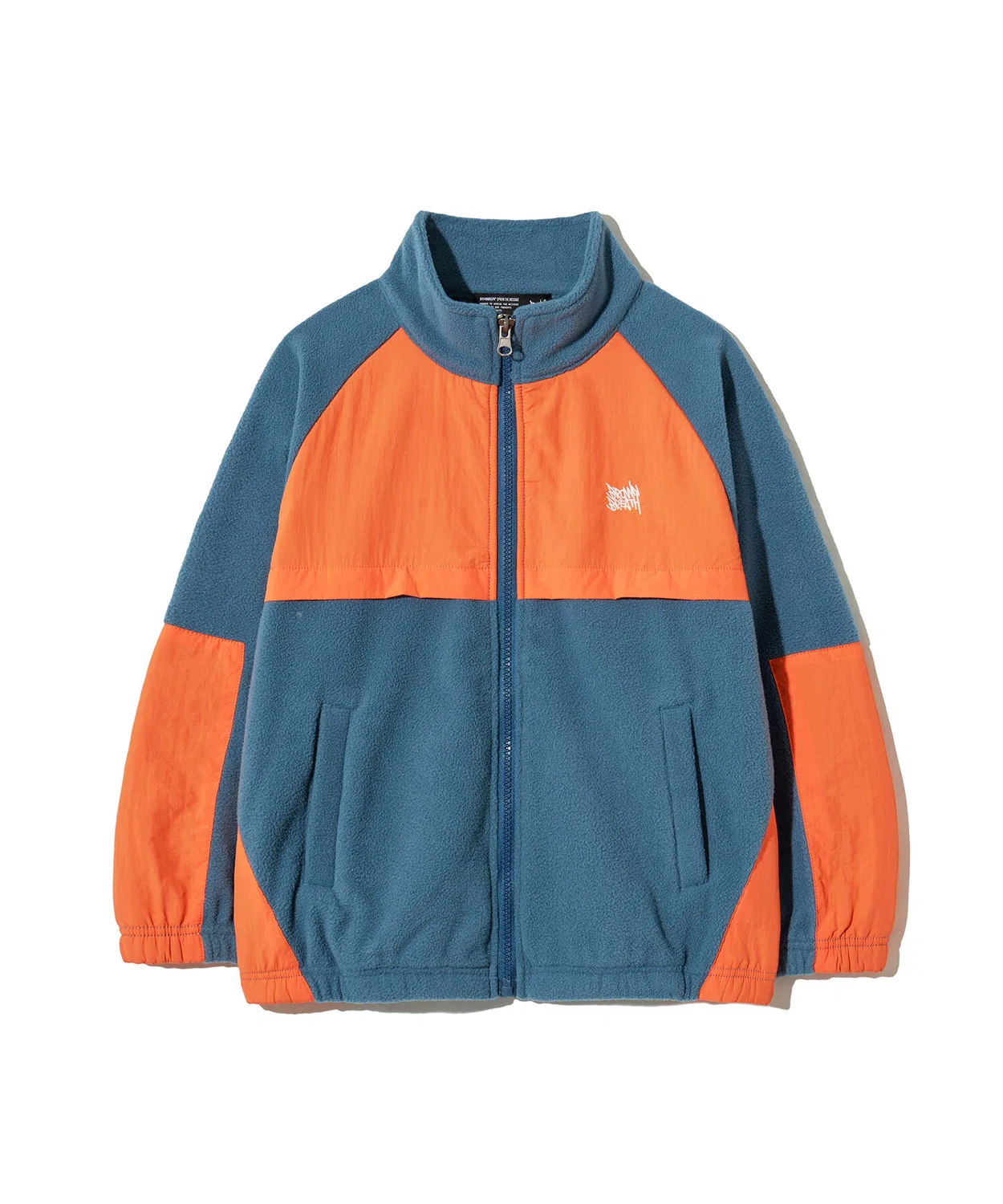Детская флисовая куртка на молнии Polar Fleece мятная от Brownbreath Kids — фото 2