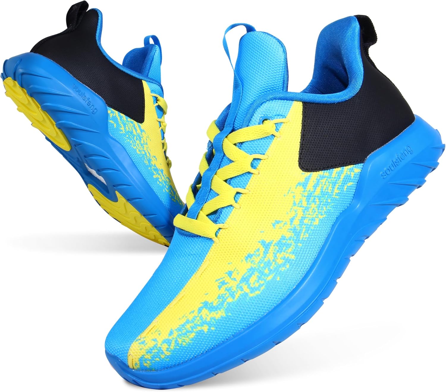 

Мужские кроссовки Soulsfeng для бега, легкие, модные, стильные, для спорта, тренировок, зала, тенниса и ходьбы, размеры США 5.5-15, синий
