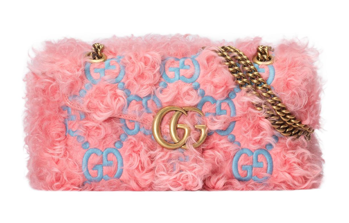 

Marmont Fabric Shoulder Bag, Crossbody Bag Women's Pink GUCCI