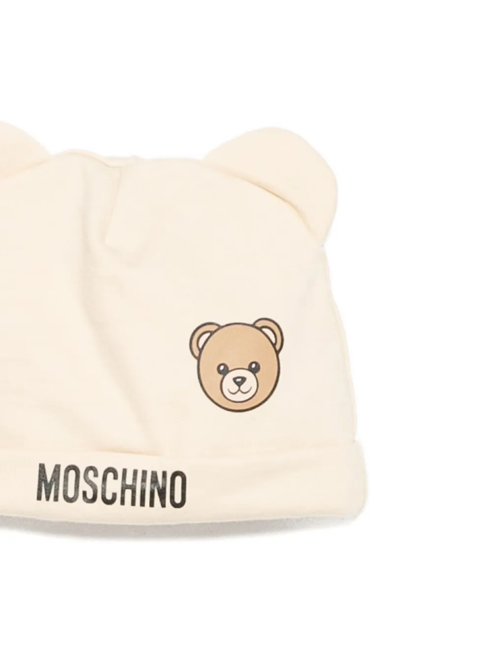 Комплект для новорожденного с принтом Moschino Kids, нейтральный — фото 2