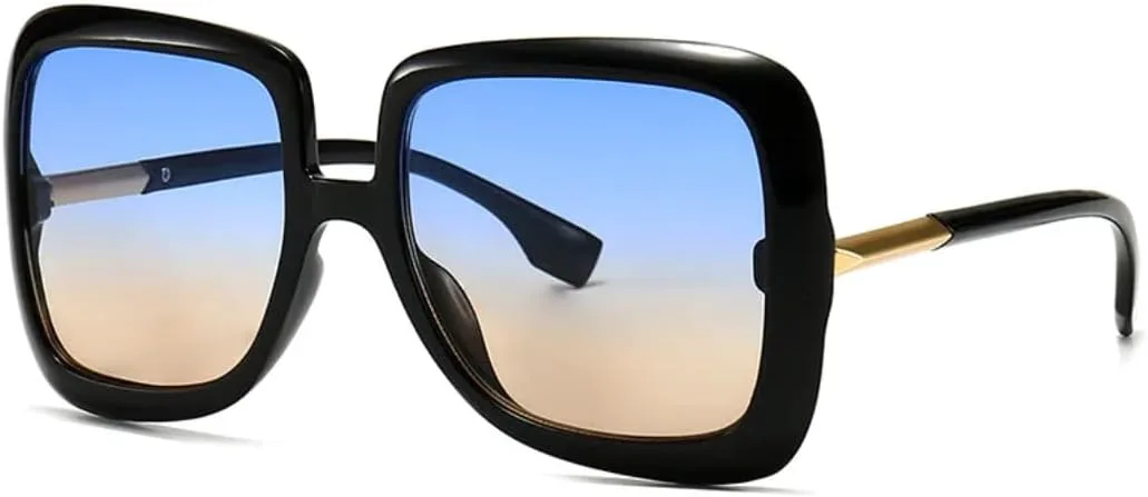 

Солнцезащитные очки с защитой UV400 | Большая оправа с градиентной расцветкой | Линзы ярких цветов для занятий спортом на открытом воздухе и вождения DSVIGF, 05