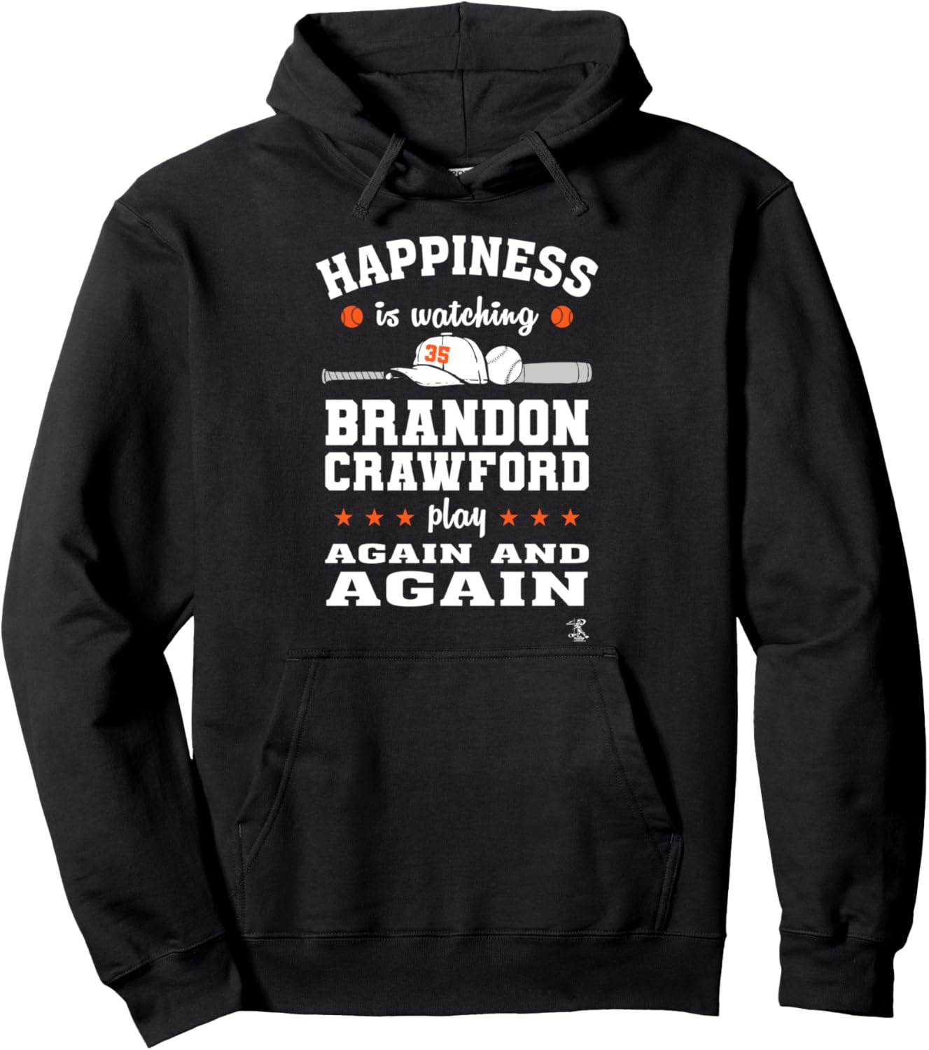 

Худи Brandon Crawford Happiness is Watching Game Day, черная Ballpark Mvp, Черный, Худи Brandon Crawford Happiness is Watching Game Day, черная Ballpark Mvp