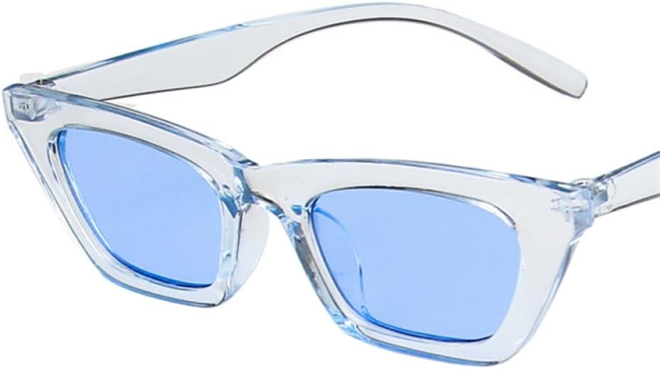 

Ретро солнцезащитные очки для женщин и мужчин, классический винтажный стиль, сексуальные солнцезащитные очки для женщин с защитой от УФ-излучения UV400 UOVSAW, Clear Blue Blue