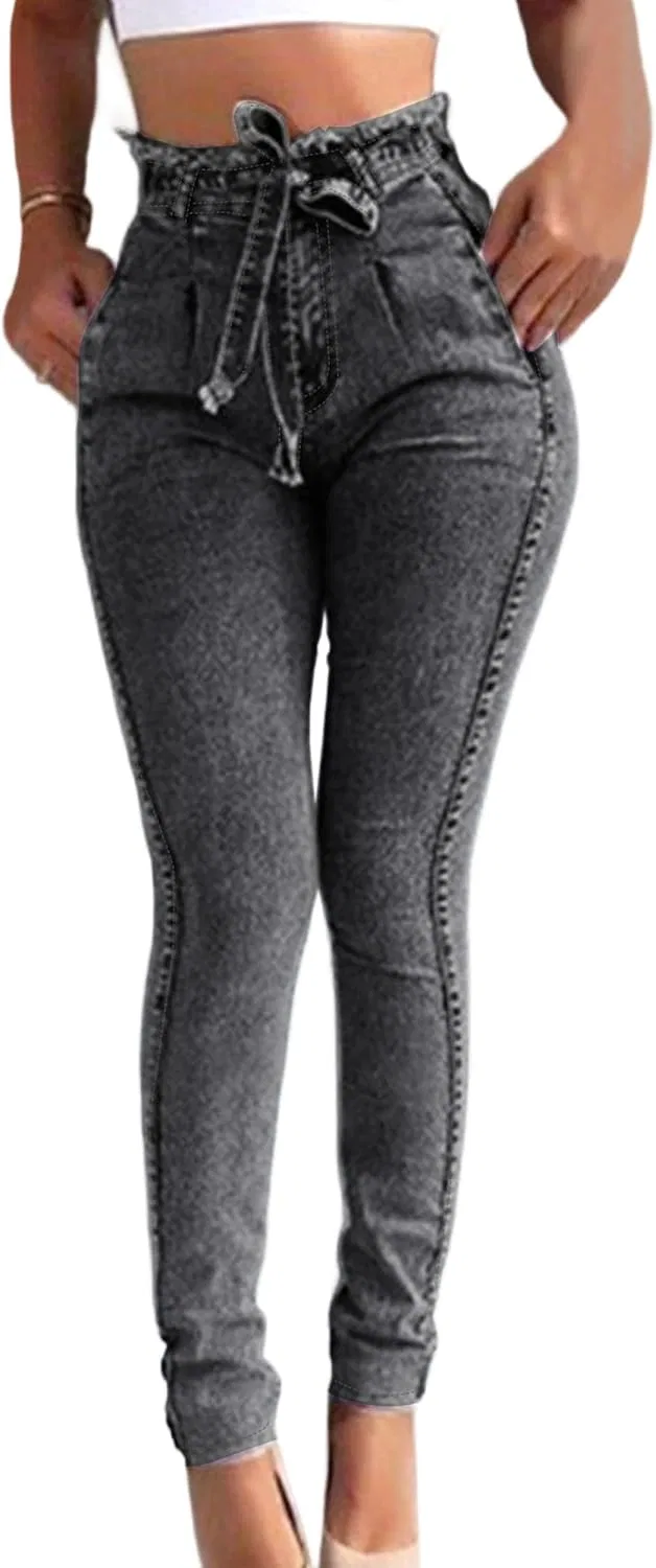 Джинсы, skinny, серый